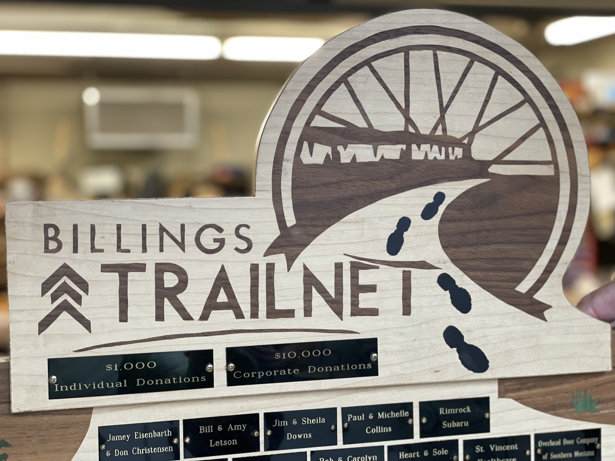 BTN Marquetry plaque